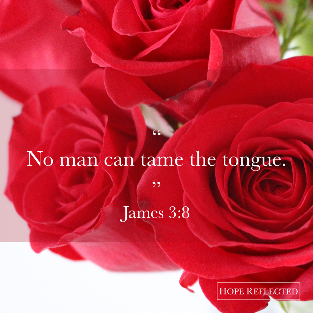 power of the tongue james 3:8